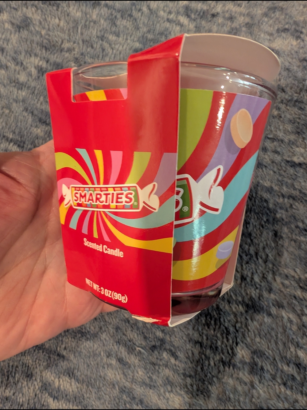 Smarties Scented Candle - Red